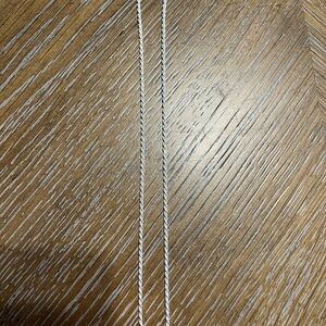 925 Sterling Silver 1.1mm Rope Chain 18”Necklace